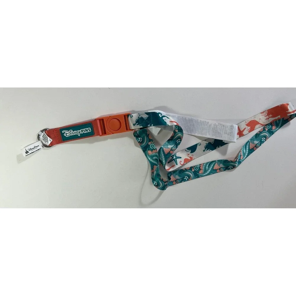 Disney Parks Disney Pins The Little Mermaid Reversible Lanyard Ariel 25